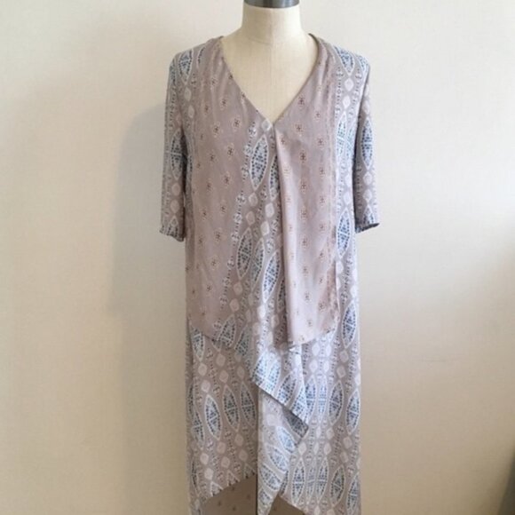 BCBGMaxAzria “Kyndal” Tapestry Print Dress XXS - Picture 5 of 5